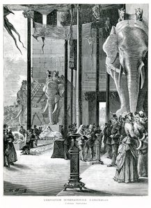 Entrance to the International Exposition of Amsterdam 作者 马里埃特（L. Mariette）