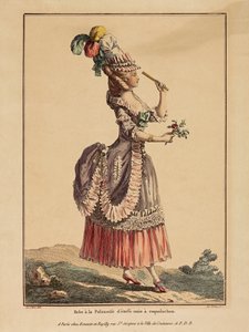 模式画廊；店员; Dupin-打印彩色雕刻-罂粟帽平纹polonose连衣裙 作者 莫德美术馆，勒克莱尔，杜平