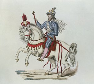 1596年亨利四世的马术肖像 作者 Lacoste jeune
