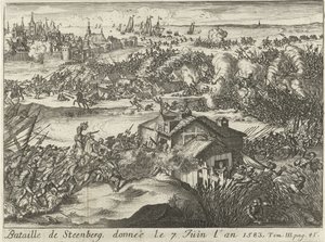 斯滕贝格战役，1583 年 6 月 7 日（文物上有标题）。1583 年 6 月 7 日 作者 兰伯瑞克因