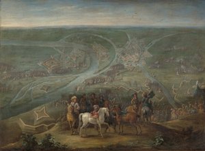 1672 年莱茵堡之围的法军指挥官 作者 兰伯特·德·洪特 (II)