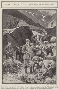 “第十二届”——苏格兰摩尔人的典型场景（石版画） 作者 兰斯洛特速度