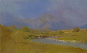 春雨后的Podtatranská景观，1878-79年 作者 拉斯洛（Laszlo Mednyanszky）