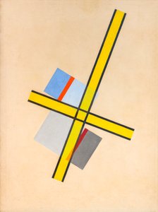 黄色十字架 Q VII 作者 拉斯洛·莫霍利·纳吉（Laszlo Moholy Nagy）