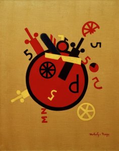 大轮子 作者 拉斯洛·莫霍利·纳吉（Laszlo Moholy Nagy）