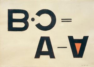 无题（错字拼贴） 作者 拉斯洛·莫霍利·纳吉（Laszlo Moholy Nagy）