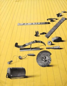 触觉练习和手雕塑 作者 拉斯洛·莫霍利·纳吉（Laszlo Moholy Nagy）