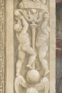 Putti，窗户周围的装饰品（壁画）