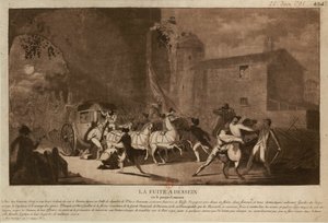 飞往瓦伦纳的航班 Fuite à Varennes, 1791.