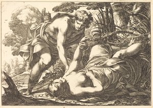 Cephalus 和 Procris 作者 劳伦·德拉·海尔