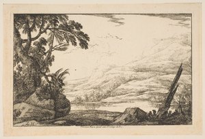 树丛，1640年。 作者 劳伦·德拉·海尔