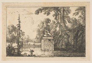 池塘》，1640年。 作者 劳伦·德拉·海尔