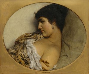 克娄巴特拉，1875年 作者 劳伦斯·阿尔玛·塔德玛