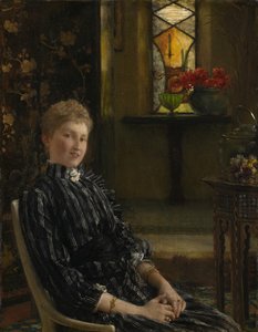 拉尔夫·索尼德夫人肖像，1889年 作者 劳伦斯·阿尔玛·塔德玛