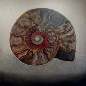 银鲑鱼，2024 年（布面油画） 作者 李·坎贝尔