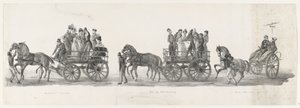 音乐会、舞会和醉酒学生的邀请函，1835 年
邀请音乐会/Inteekening 举办的舞会/Deus nobis haec otia fecit（标题在实物上）
Leidsche Hoogeschoo 的 H.H. 学生举办的单独表演，展示了游行过程 作者 伦德特·斯普林格 (I)