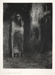 夜景中孤独的男人 作者 Lemercier 和 Cie。