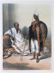 阿比西尼亚的牧师和战士，1848年 作者 莱蒙
