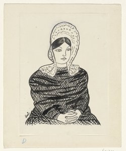 女扮男装 作者 Leo Gestel（艺术家签名）