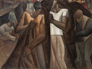 Nettendragers，约于1924年（布面油画） 作者 里奥格斯特尔