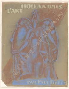 封面设计Paul Fierens，《荷兰当代艺术》，1933 年 作者 里奥格斯特尔