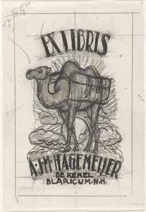 Antonius Johannes Maria Hagemeijer 设计的藏书票 作者 里奥格斯特尔