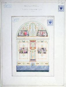 圣彼得堡冬宫的壁画设计，1840年 作者 里奥·冯·克伦泽