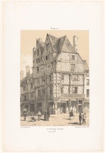 昂热亚当之家的景观 昂热。 La maison d