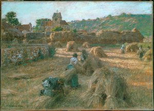 捆扎薄片 作者 Leon Augustin Lhermitte