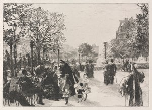 杜乐丽花园 作者 莱昂·奥古斯丁·莱米特