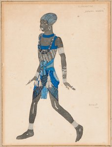 1910年为“埃及艳后”设计的服装 作者 莱昂·巴克斯特