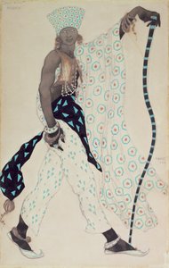 “Le Pelerin：Blue God，1912”的服装设计 作者 莱昂·巴克斯特