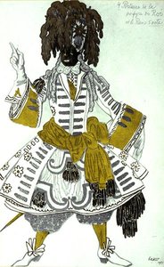 睡美人》中 "卟啉 "的服装设计 作者 莱昂·巴克斯特