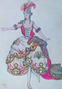 睡美人》中的《康乃馨仙子》的服装设计 作者 莱昂·巴克斯特