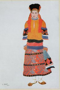 农家女的服装设计 作者 莱昂·巴克斯特