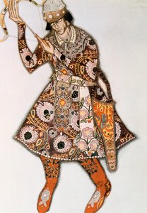 伊格·斯特拉文斯基（Igor Stravinsky）的芭蕾舞服装设计，1913年 作者 莱昂·巴克斯特