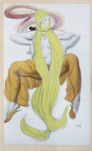芭蕾舞的设计服装R. Strauss的《约瑟夫传奇》，1914年 作者 莱昂·巴克斯特