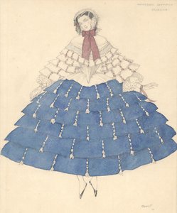 R. Schumann，1910年为Carnaval芭蕾舞团设计服装。 作者 莱昂·巴克斯特