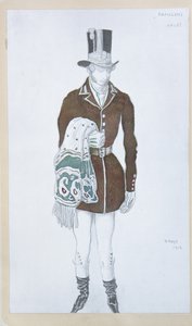罗伯特·舒曼（Robert Schumann）的芭蕾舞剧《 Les Papillons》的服装设计，1912年 作者 莱昂·巴克斯特