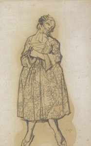 芭蕾服装设计心情愉悦的女性《幽默女士》，1917年 作者 莱昂·巴克斯特