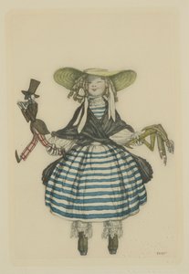 芭蕾舞服装设计，J。Bayer的童话娃娃，1903年 作者 莱昂·巴克斯特