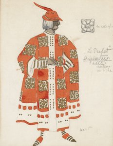 Gabriele DAnnuzio的戏剧《圣塞巴斯蒂安难》的服装设计 作者 莱昂·巴克斯特