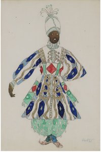 阿拉丁（Aladin）或奇妙灯的服装设计 作者 莱昂·巴克斯特