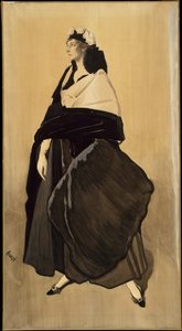 艾达·鲁宾斯坦（Ida Rubinstein），c。 1910年 作者 莱昂·巴克斯特