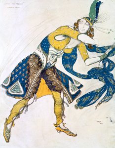 印度舞，侯爵夫人卡萨蒂（1912） 作者 莱昂·巴克斯特