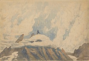 1920年代初期，赫克托·贝里奥兹（Hector Berlioz）的芭蕾舞剧《圣母大决战》的舞台设计。 作者 莱昂·巴克斯特