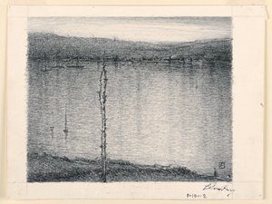 河对岸的风景 作者 里昂·达博