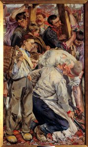 社会现实主义：“工人时代”Leon Henri Frederic (1856-1940) (ec.belg) 1897 Sun. 1,63x0,94 m 巴黎，奥赛博物馆