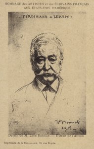 Ferdinand de Lesseps（1805-1894），法国企业家和运河建造者 作者 莱昂·约瑟夫·弗洛伦汀·波纳特