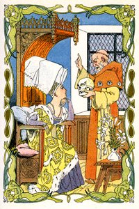 Frere Jean Turelure 出席 Dame Violante une tete de mort 活动